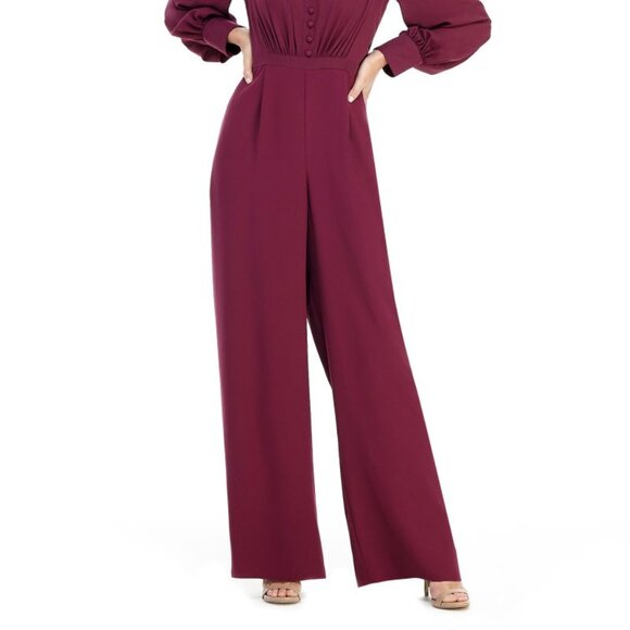 Gal Meets Glam Collection - Jessamyn Red Jumpsuit NWT - Picture 3 of 6
